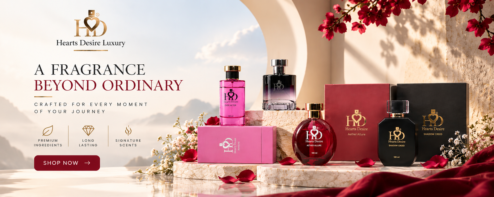 Hearts Desire Luxury Perfume Collection